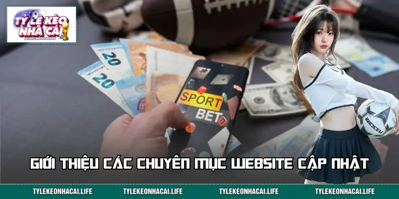 Các thông tin mà trang web cập nhật thường xuyên